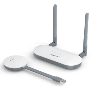 Lemorele G60 Transmisor Inalámbrico de Video Full HD 1080P  50 metros Desde Puerto USB a HDMI o VGA