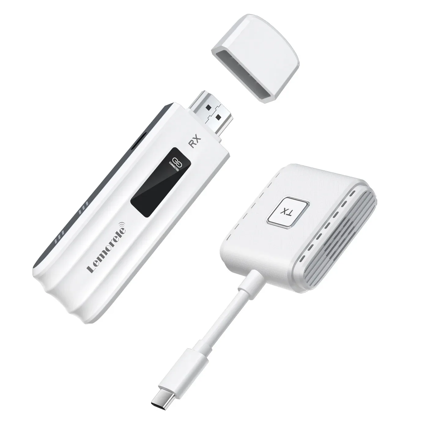 Lemorele P300 Transmisor Inalámbrico USB-C a HDMI Multi-Device