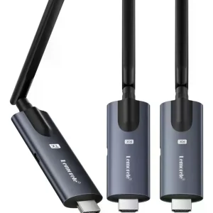 Lemorele R1010 Transmisor Video Inalámbrico Un Transmisor y DOS Receptores 200m
