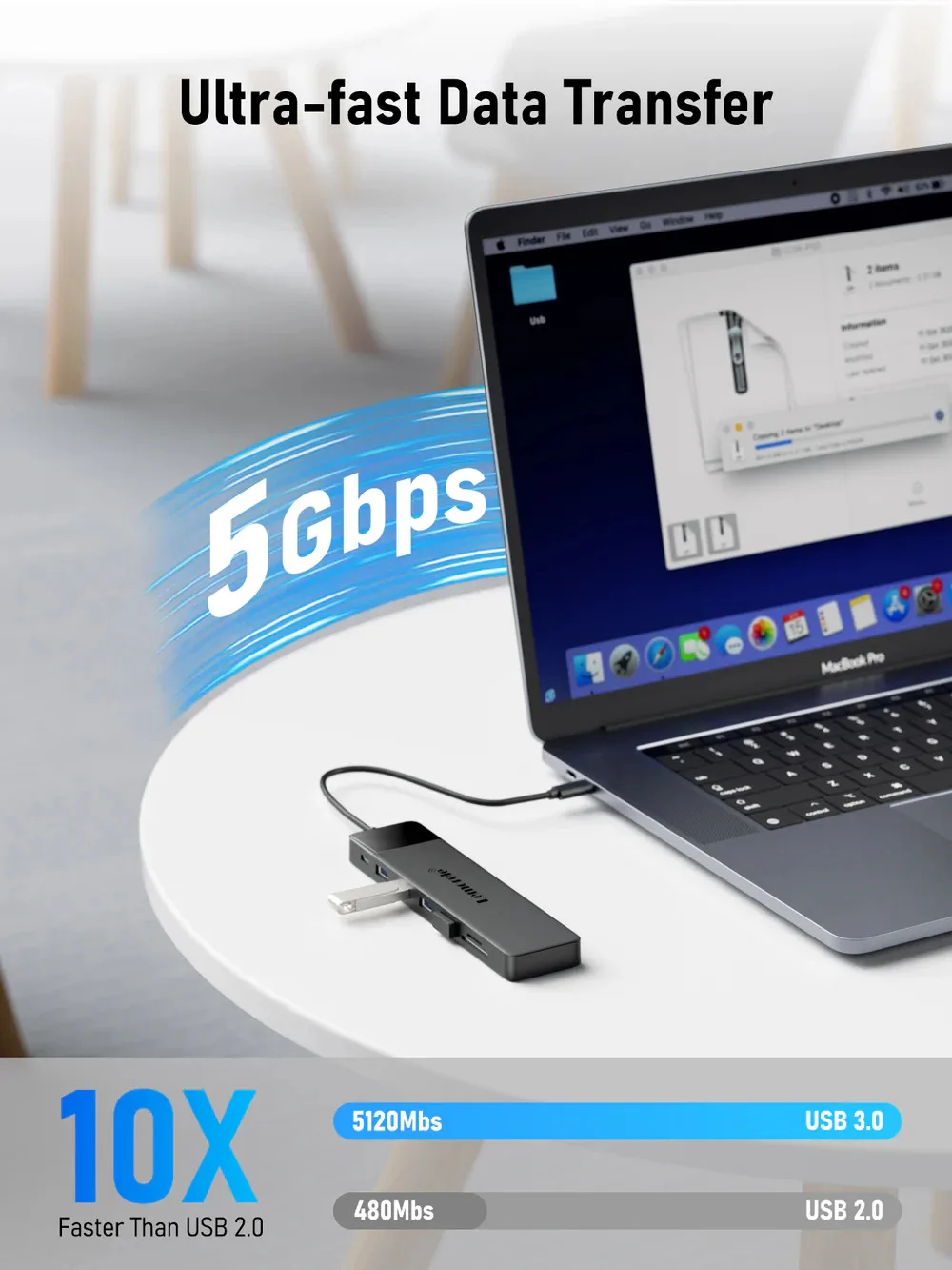 Lemorele TC200 Estación Docking USB-C 13 en 1 - Imagen 6