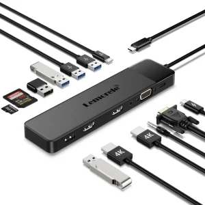 Lemorele TC200  Estación Docking USB-C 13 en 1