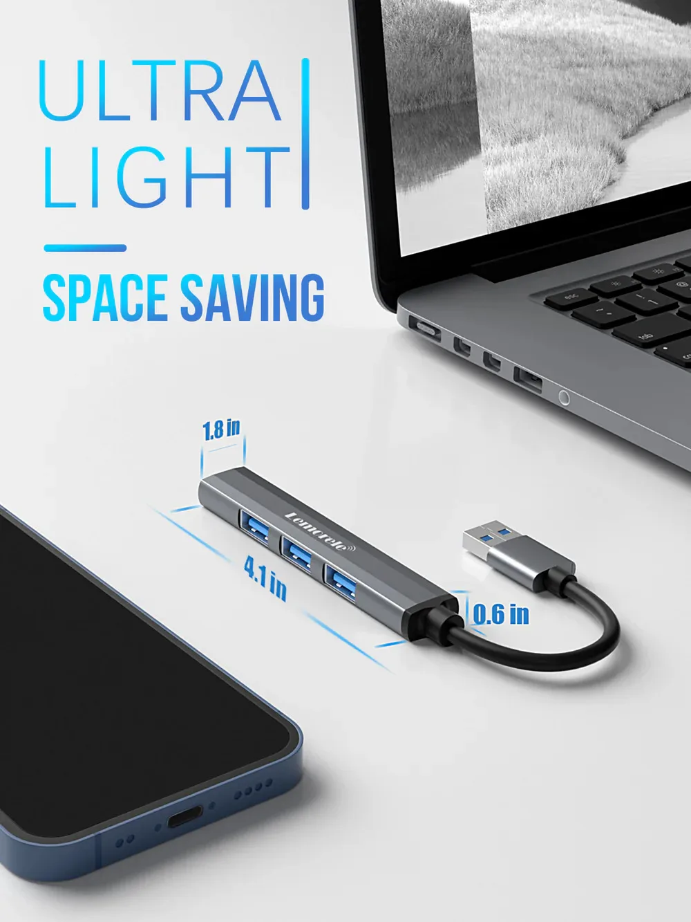 Lemorele TC53 Expansión Inteligente Para Tus Dispositivos USB-C - Imagen 5