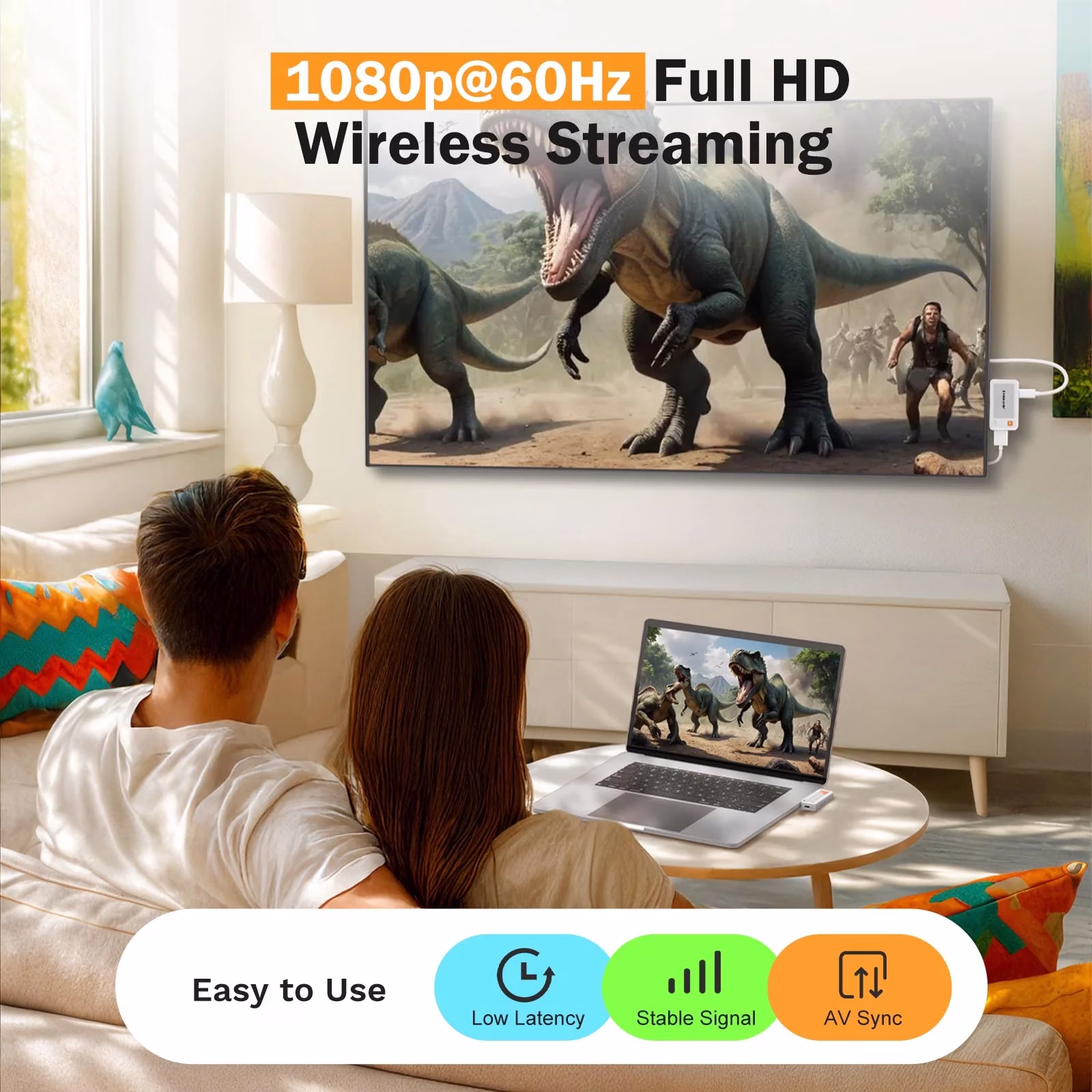 Lemorele P400 Wireless HDMI Multiples Transmisiones 1080P HD - Imagen 11