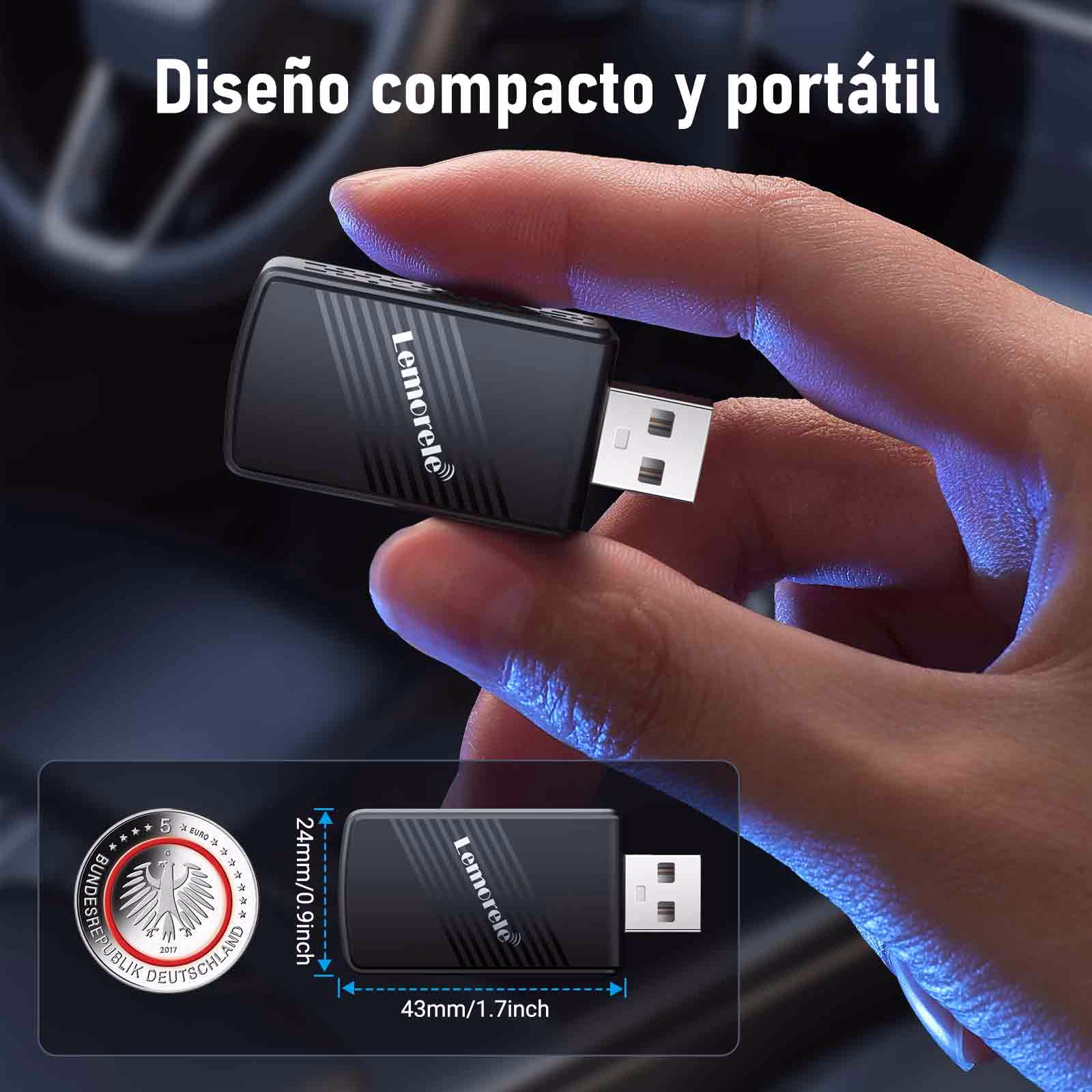 Lemorele Adaptador Inalámbrico Carplay - Imagen 6