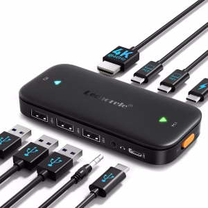 Lemorele H200 Conecta Varios Periféricos en 2 Computadores