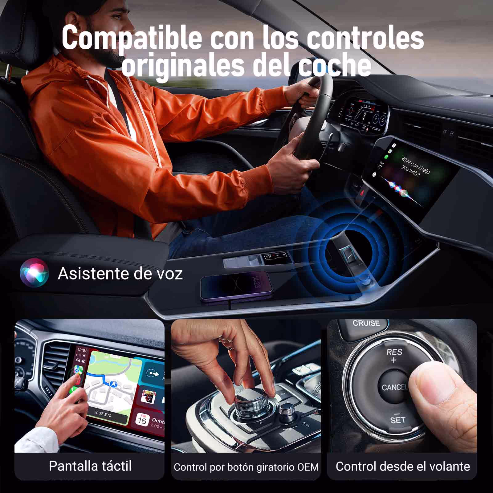 Lemorele Adaptador Inalámbrico Carplay - Imagen 4