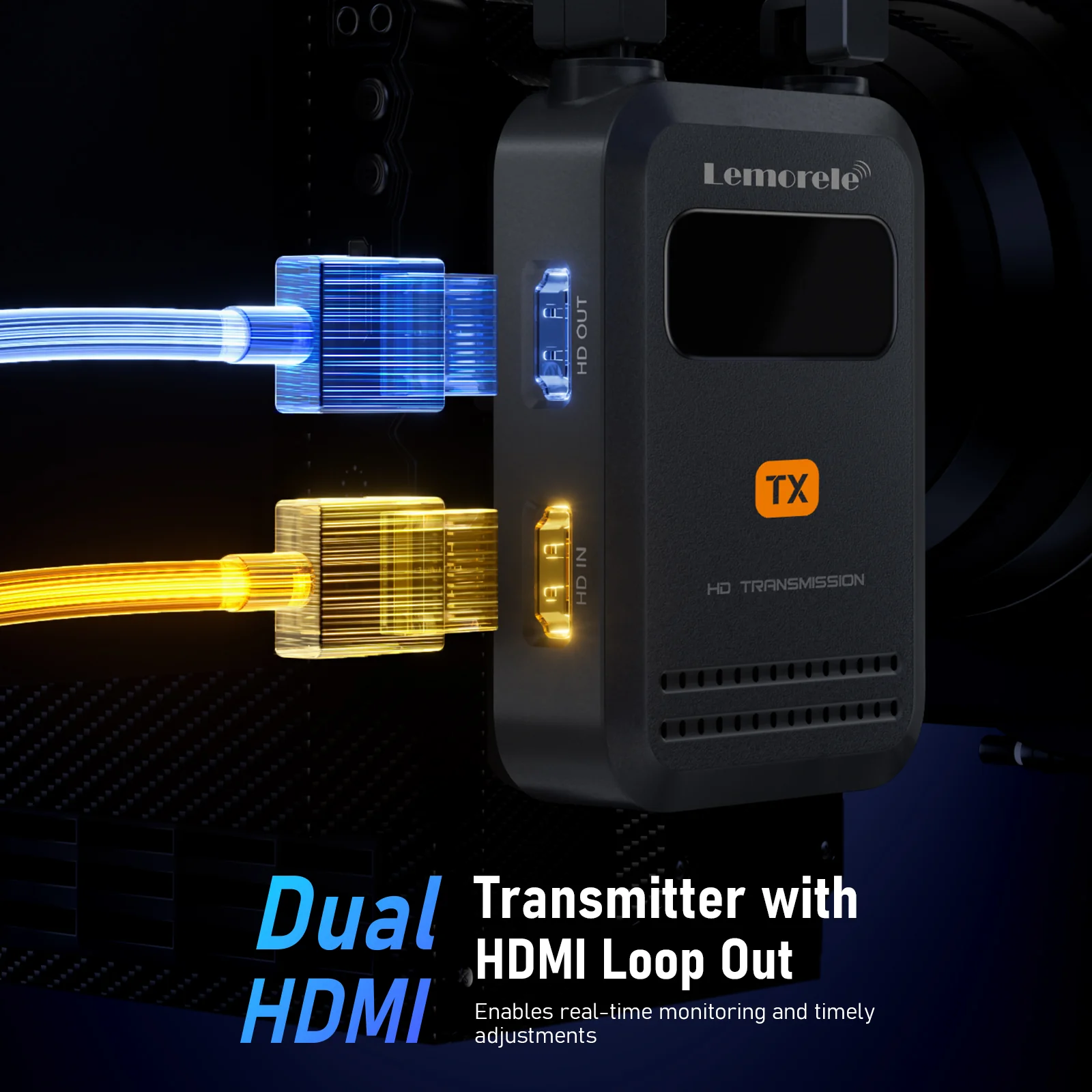 Lemorele R5000 Transmisor Inalámbrico HDMI Hasta 200 metros - Imagen 2