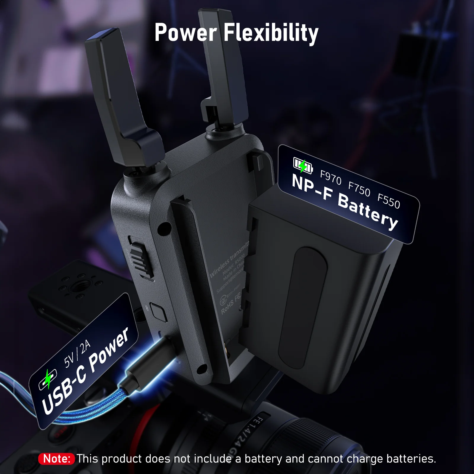 Lemorele R5000 Transmisor Inalámbrico HDMI Hasta 200 metros - Imagen 4