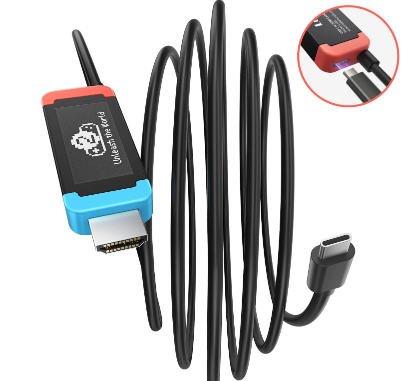 Lemorele L100 Cable USB-C a HDMI Para Nintendo Switch 2
